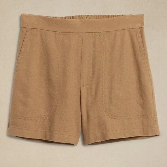 Banana Republic Desert Thyme Linen-Blend Easy Short/NWT/Various sizes - Picture 2 of 16